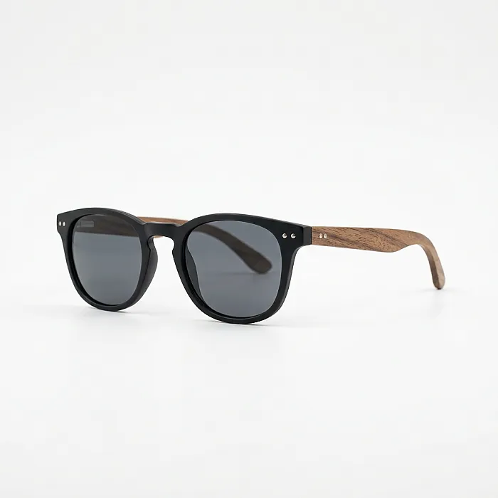 Unisex Zonnebril 'Retro Wood'