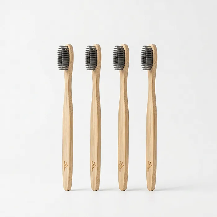 Bamboe Tandenborstel Set (4 stuks)