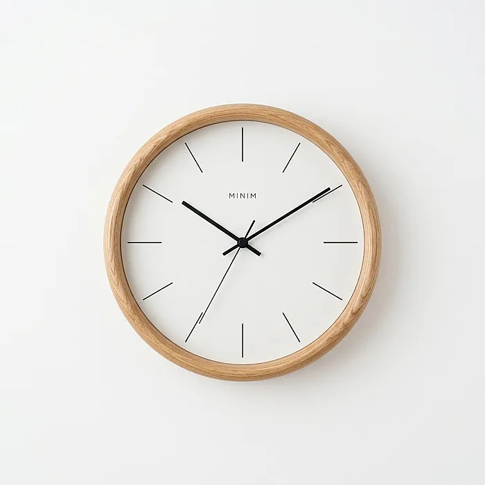 Minimalistische Wandklok