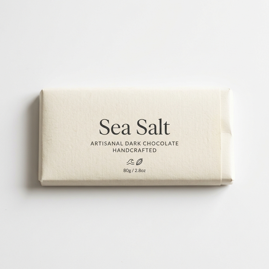 Ambachtelijke Chocoladereep 'Sea Salt'