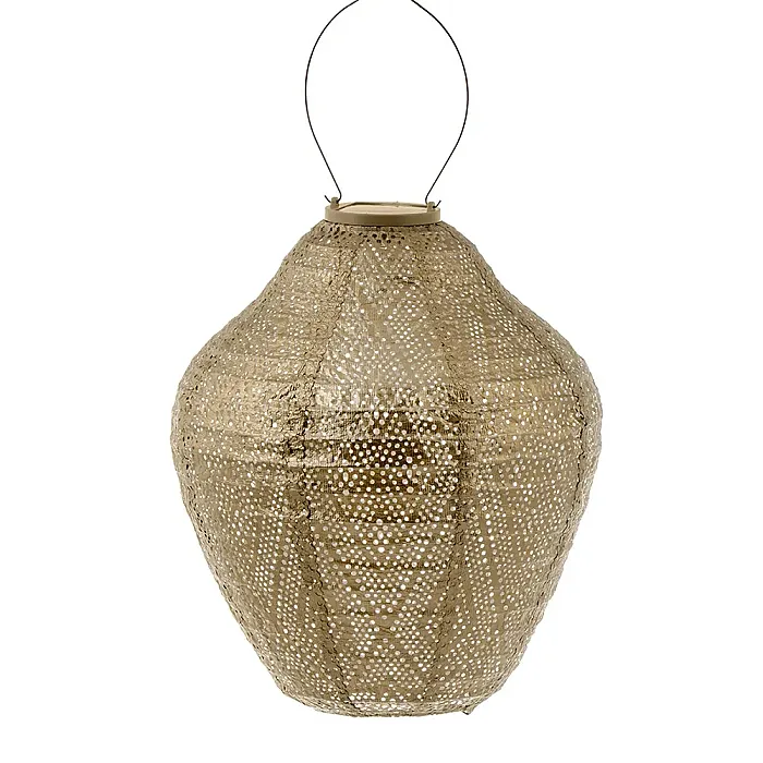 Lumiz Solar Lampion Jar 30 Ikat Gold