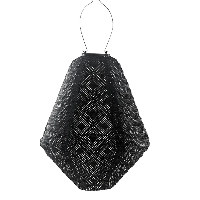 Lumiz Solar Lampion Can 30 Mosaic Black