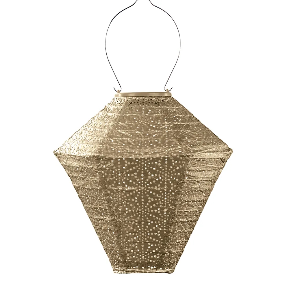 Lumiz Solar Lampion Diamond 28 Sashiko Gold