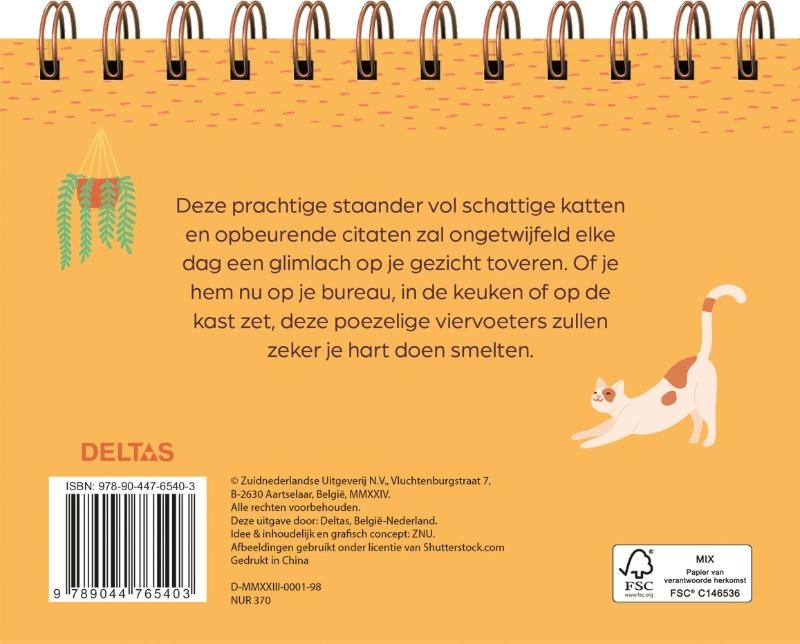 Kattengeluk tafelstaander foto 2