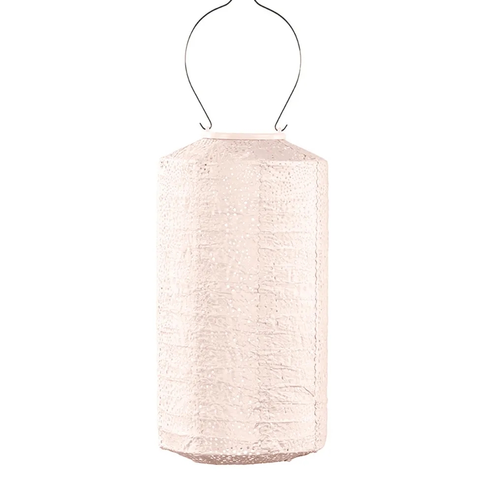 Lumiz Solar Lampion Cylinder 18 Paisley Soft Blush foto 2