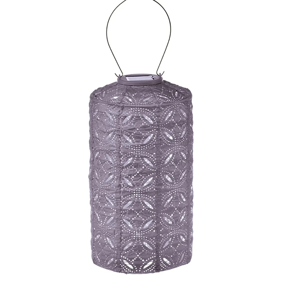 Lumiz Solar Lampion Cylinder 18 Mandela Mauve Purple