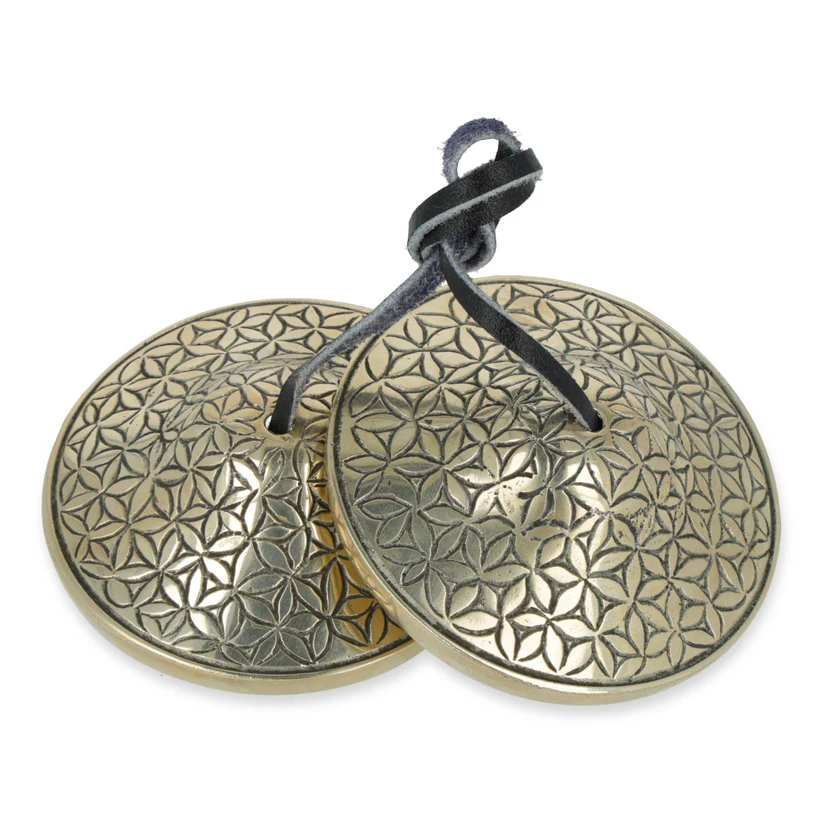 17176 Tingshas Flower of life 7.5cm