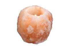 Waxinelichthouder van Himalayazout (oranje)