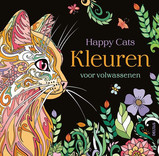 Happy Cats- Kleuren voor volwassenen