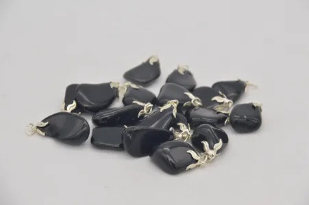 Hanger Obsidiaan Zwart