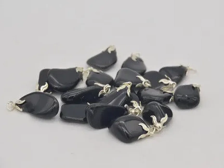Hanger Obsidiaan Zwart
