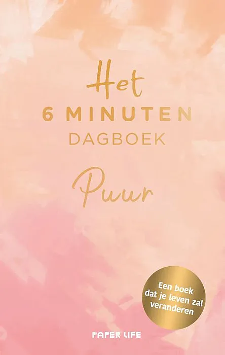 6 minuten dagboek peach editie
