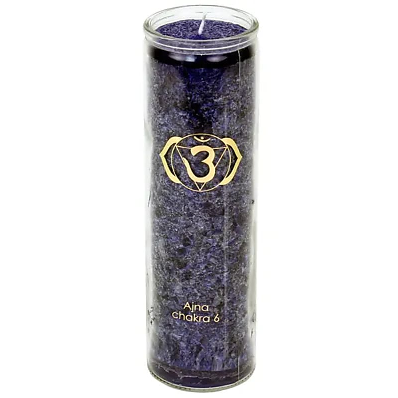 Kaars 6e chakra - indigo