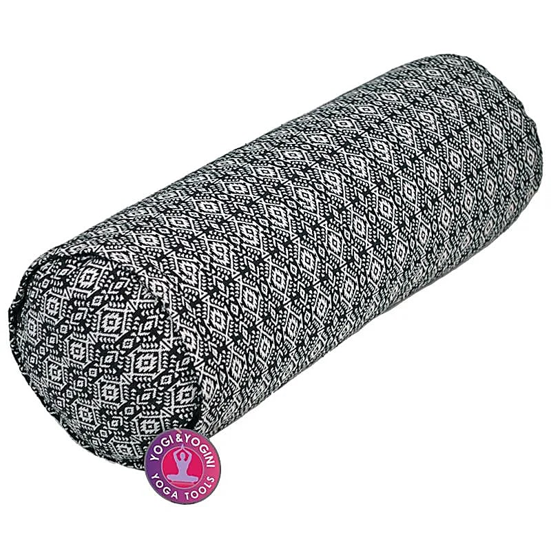 Bolster zwart wit 60x16cm