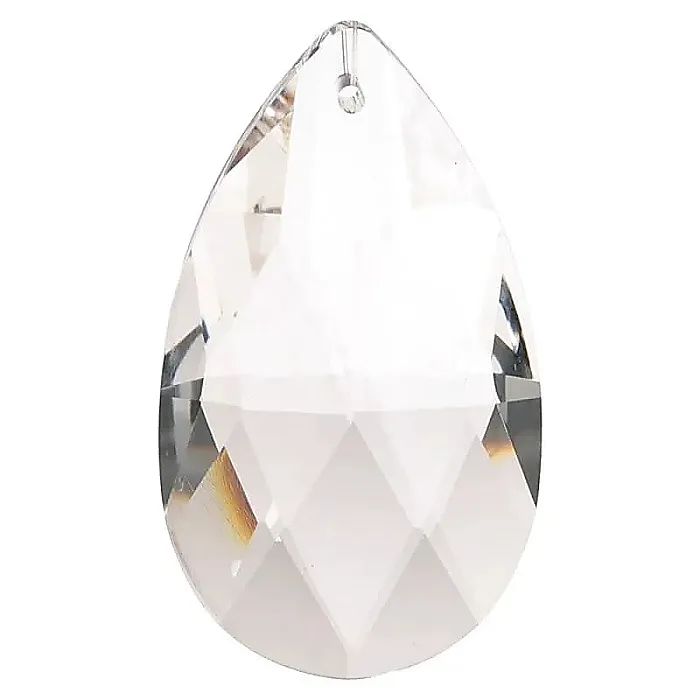 RK9 Regenboogkristal druppelvorm AAA kwaliteit -- 2.9x5 cm