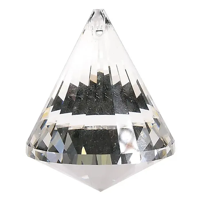 RK14 Regenboogkristal kegel AAA kwaliteit -- 4.2x5.3 cm