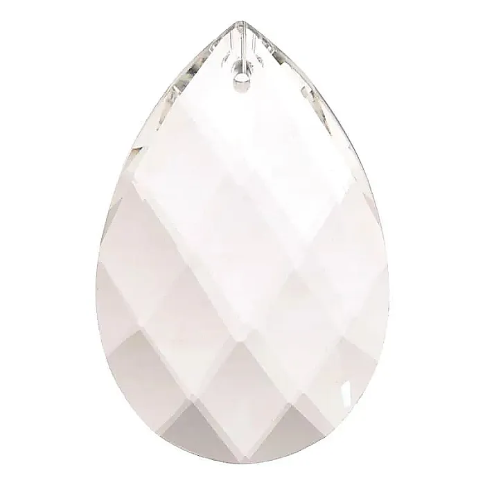 RK6 Regenboogkristal facet druppel AAA kwaliteit -- 3.2x5 cm