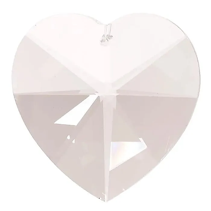 RK12 Regenboogkristal hartvorm -- 5 cm