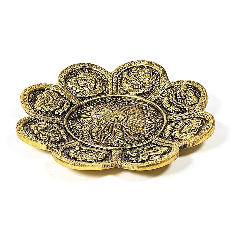 Wierookbrander 8 voorspoedsymbolen goud
