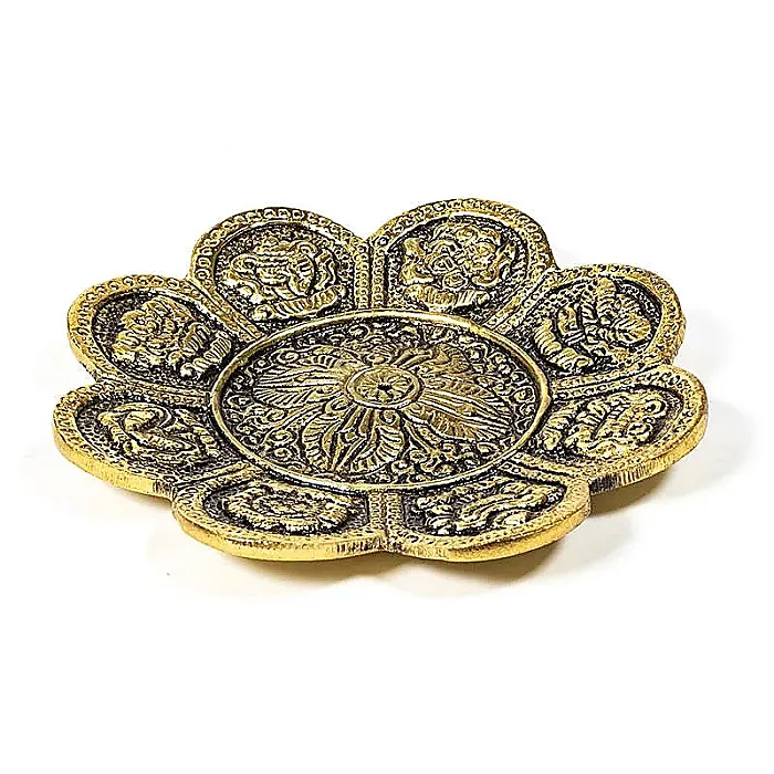 Wierookbrander 8 voorspoedsymbolen goud