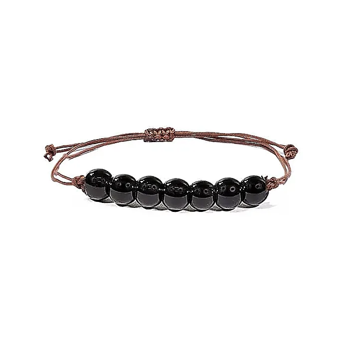 Armband met 7 tourmalijn kraaltjes