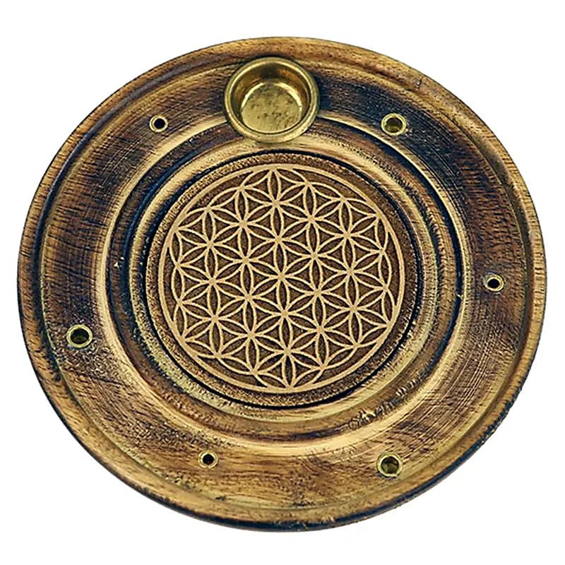 Wierook en kegeltjes brander Bloem des Levens -- 10 cm