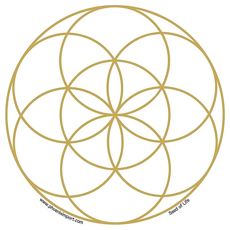 Raamsticker seed of life