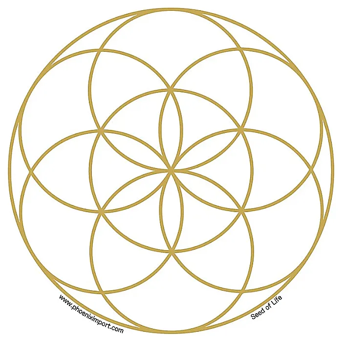 Raamsticker seed of life