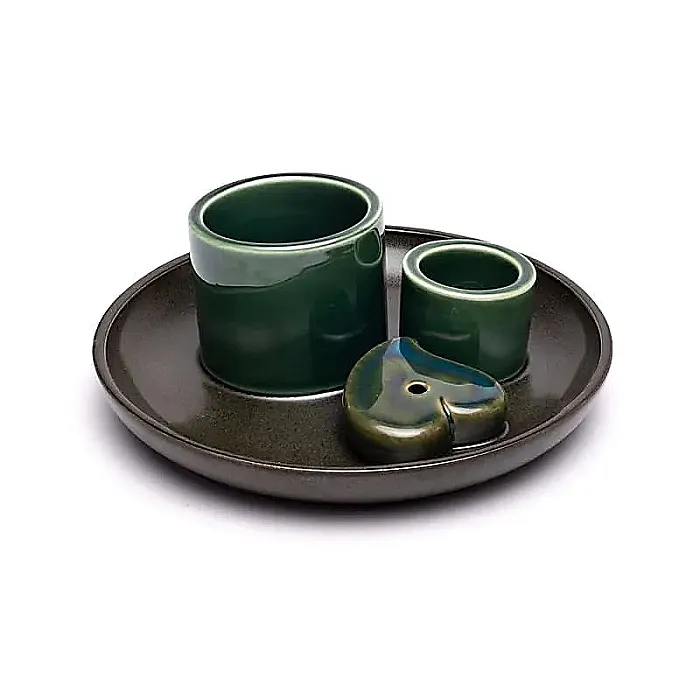 Keramische palo santo, smudge en wierook brander hart (1)