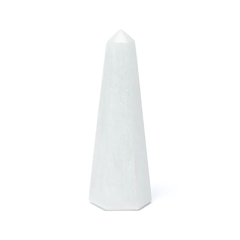 Seleniet Obelisk 15x5 cm.