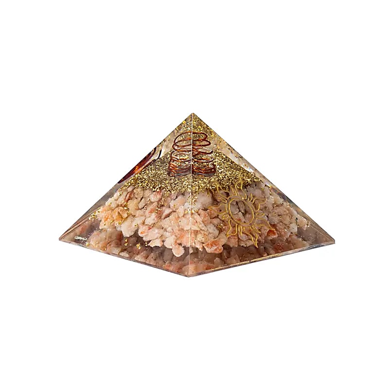 Orgoniet piramide zonnesteen met zon