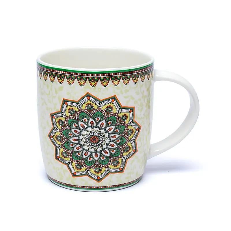 Theemok met zeef Mandala groen