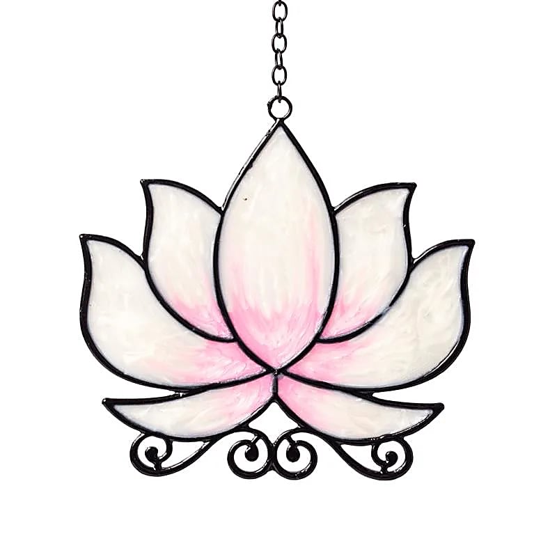 Raamhanger lotus wit -- ±25cm