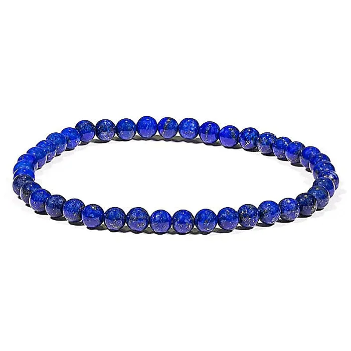 AB-S8 Lapis Lazuli Armband ronde kraal