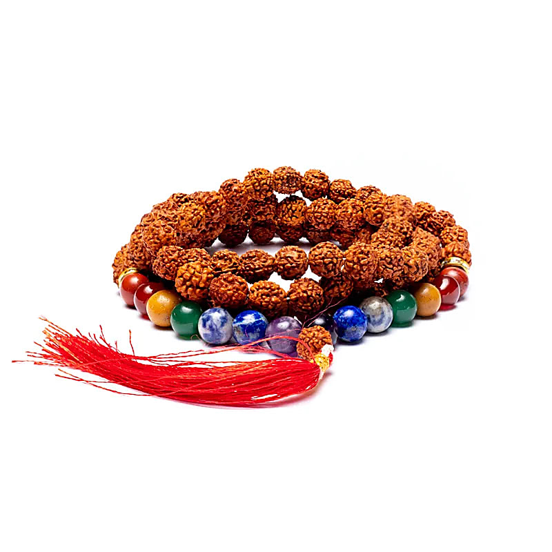 M54 Mala Rudraksha chakra