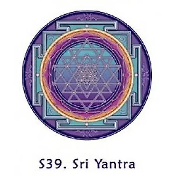 S39 Raamsticker Sri Yantra -- 10.5 cm