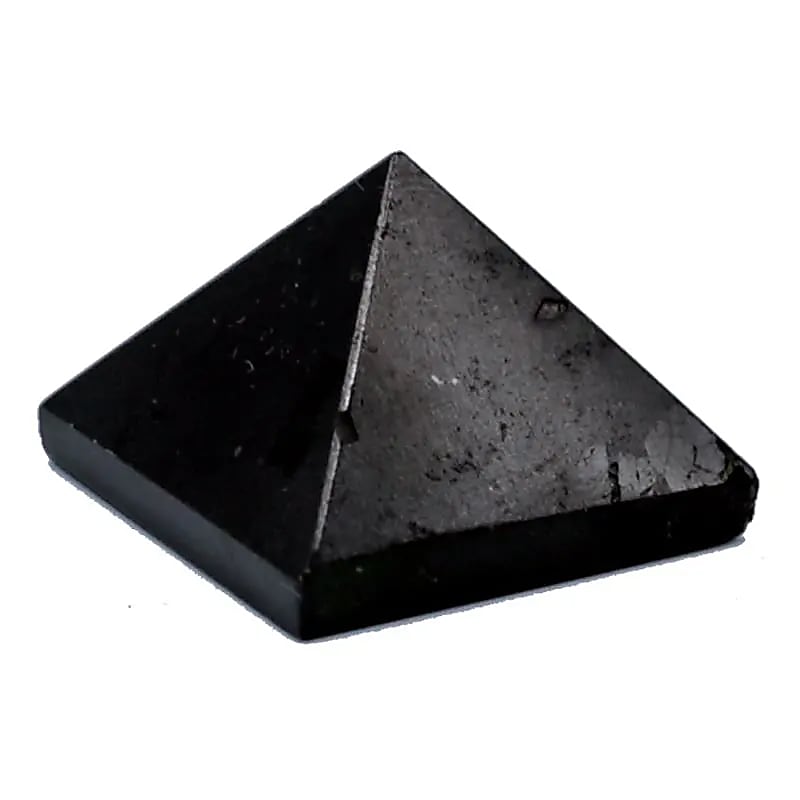 Piramide zwarte tourmalijn 2,5 -3 cm.