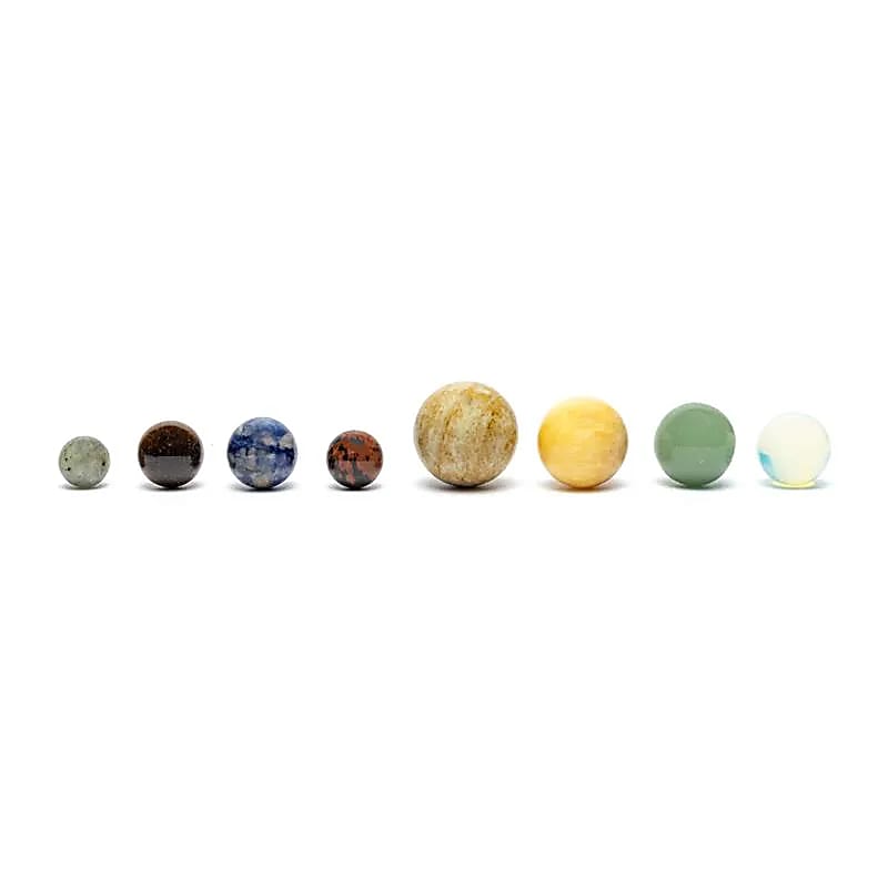 Mineralen geschenkdoos 8 planeten