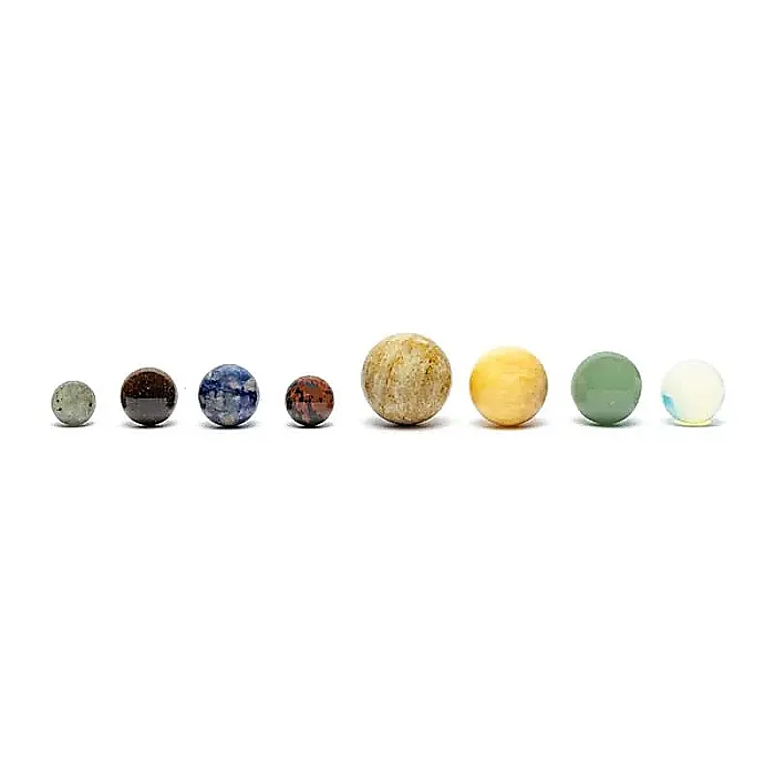 Mineralen geschenkdoos 8 planeten