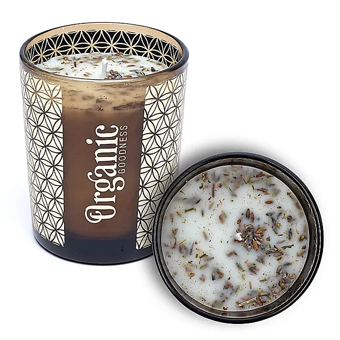 - Organic Goodness geurkaars Salie & Lavendel
