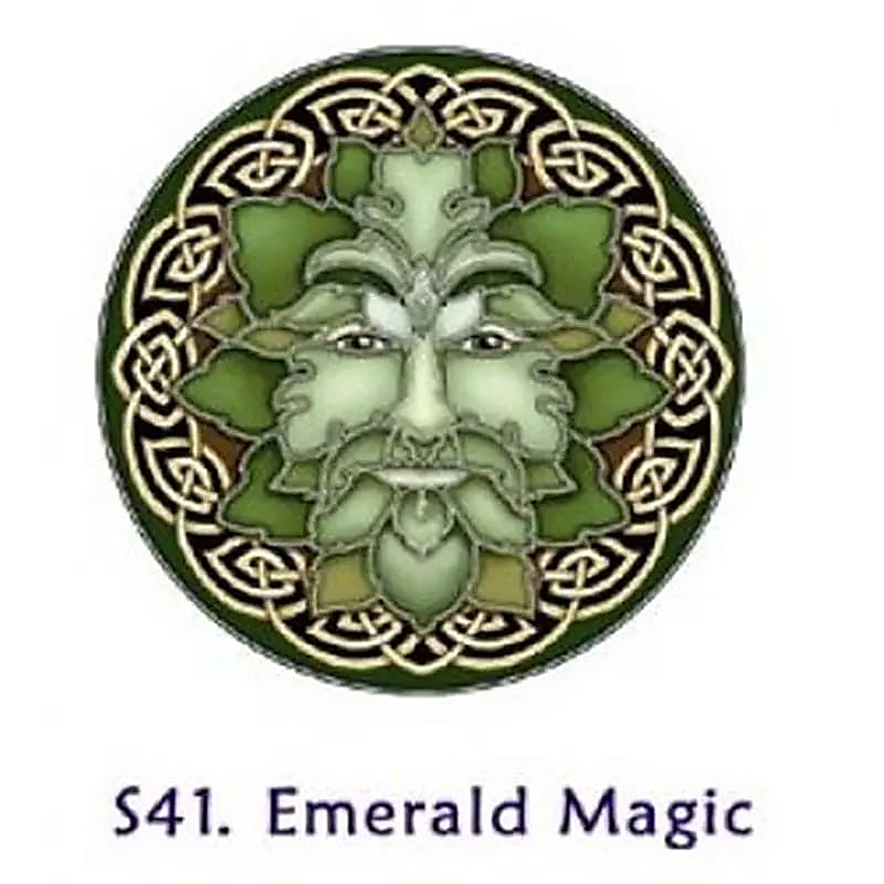 S41 Raamsticker Magie van Smaragd -- 10.5 cm