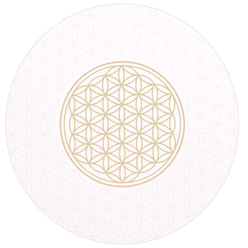 Onderzetter Flower of life neutraal