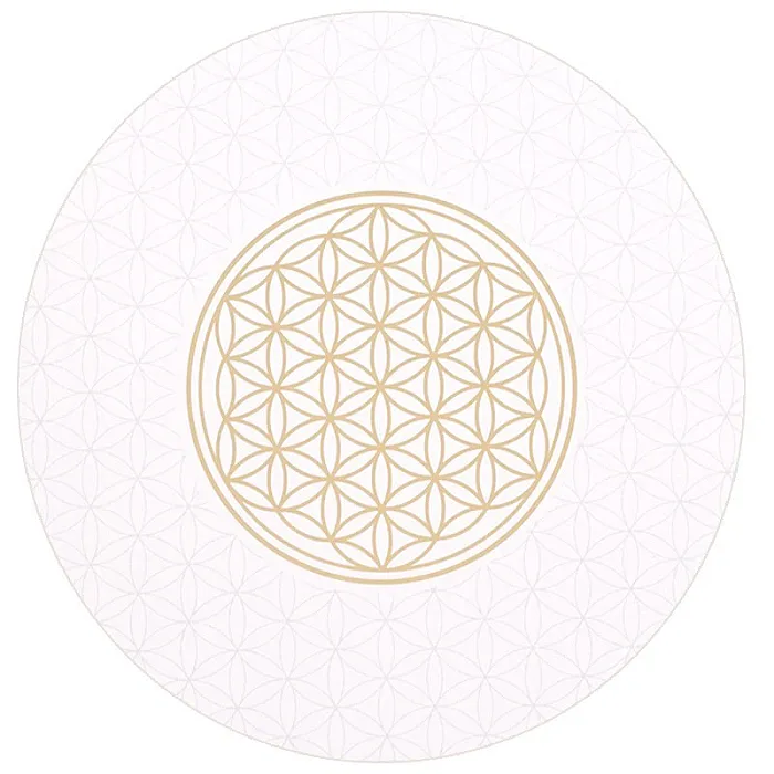 Onderzetter Flower of life neutraal