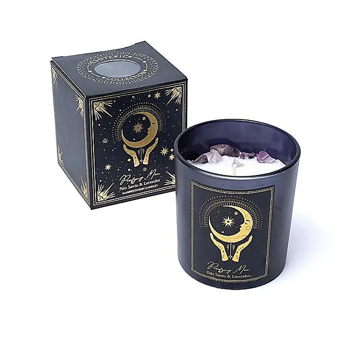 Manifestatiekaars Purifying Moon in glas