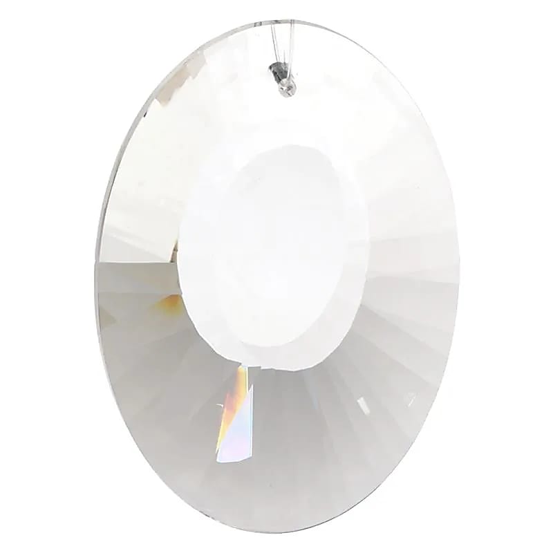 RK8 Regenboogkristal facet panorama -- 3.7x5 cm