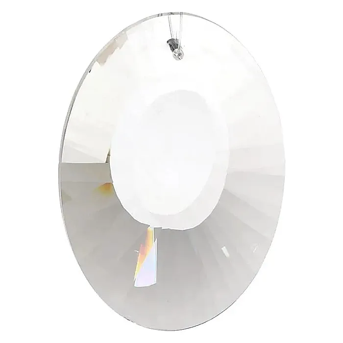 RK8 Regenboogkristal facet panorama -- 3.7x5 cm