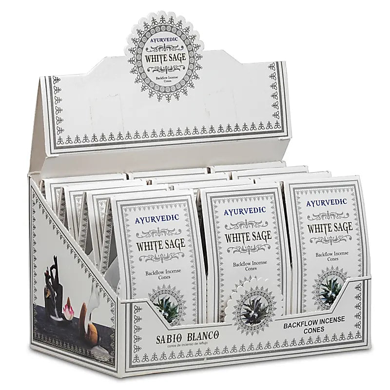 64522 Ayurvedische Witte Salie backflow wierookkegels