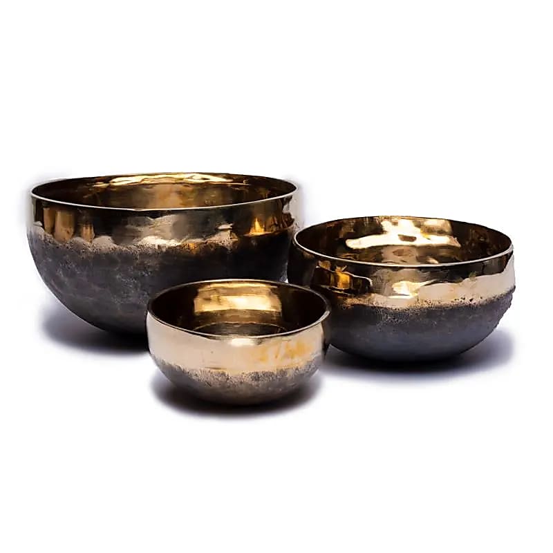 Klankschaal Ishana zwart/goud