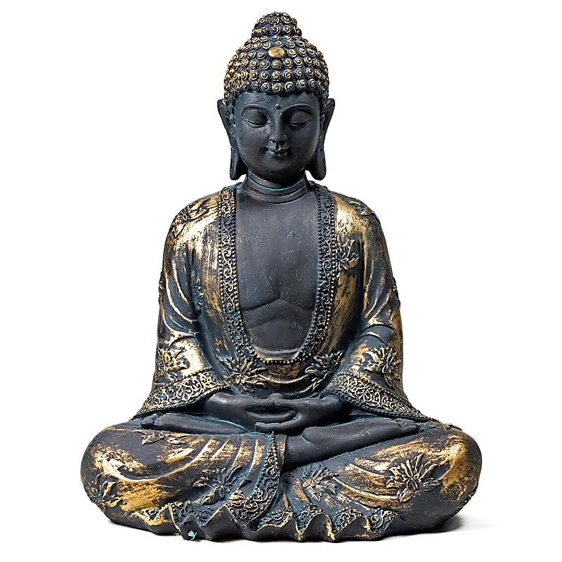 Japanse Boeddha meditatiehouding antiek look