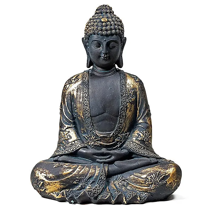 Japanse Boeddha meditatiehouding antiek look